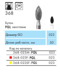 368 016 SF Боры алмазные NTI (5шт)
